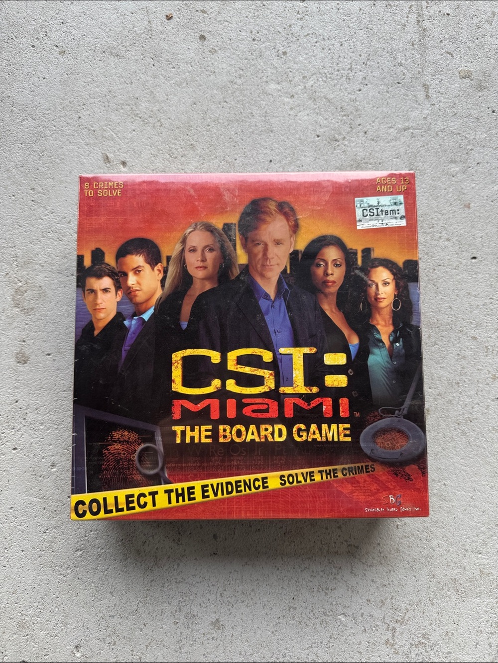 CSI Miami The Board Game / New